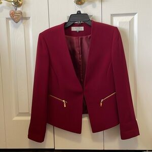 TAHARI ASL RED BLAZER